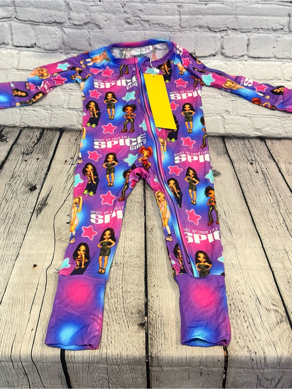 Jumping Jack Good Spice Girls Bamboo Zippie Romper